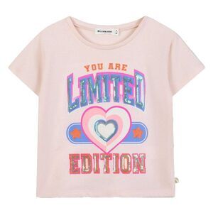 Billieblush Girls Graphic Print Sequins T-Shirt / Pink